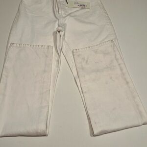 ROLLA’S CLASSIC STRAIGHT WHITE High Rise Regular Fit Jeans 23 NEW with Defect!!